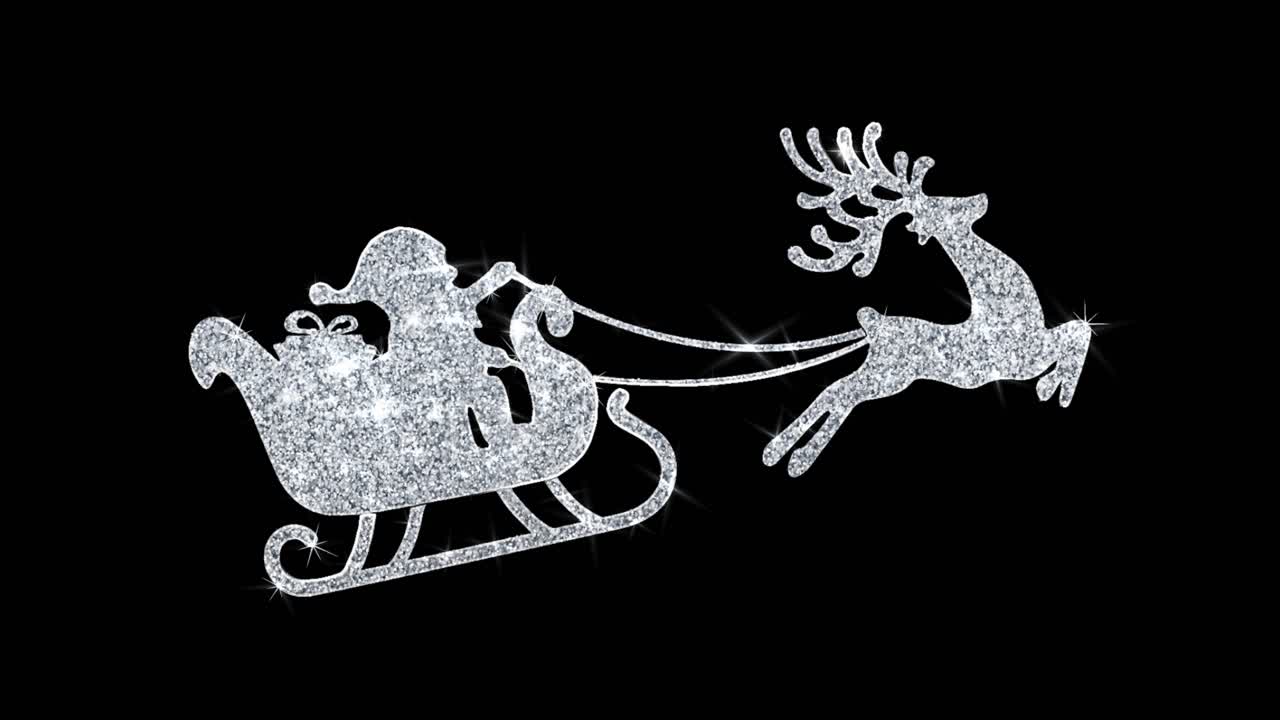 Santa's Sleigh with Reindeer