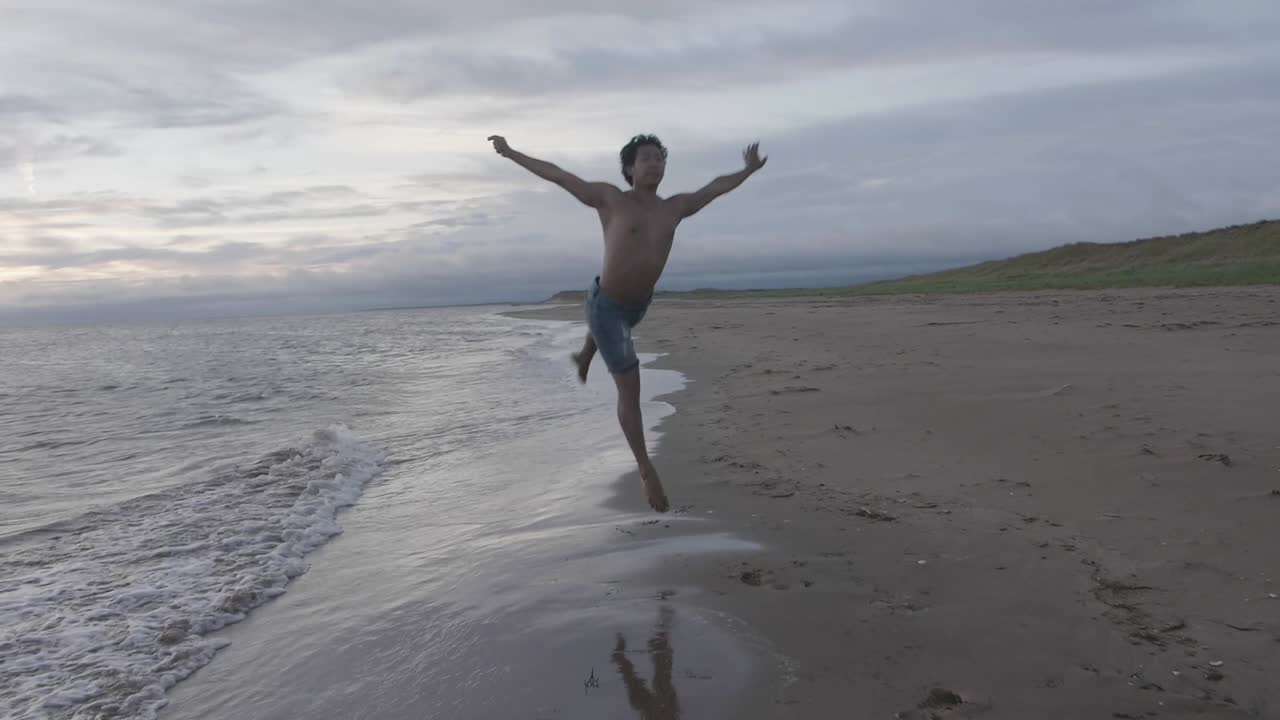 댄서가 점프, 일출