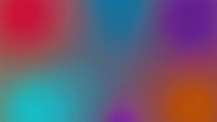 Sfondo animato astratto con sfere di luce colorate e sfumature delicate