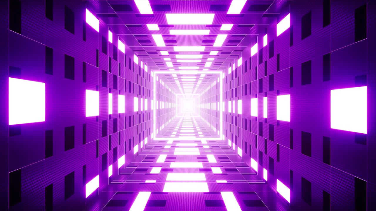 patrón de azulejos cuadrados púrpura claro túnel vj bucle