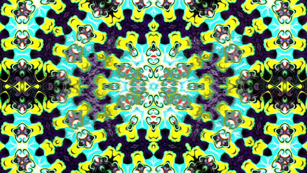 patrones de secuencia de caleidoscopio abstractos.