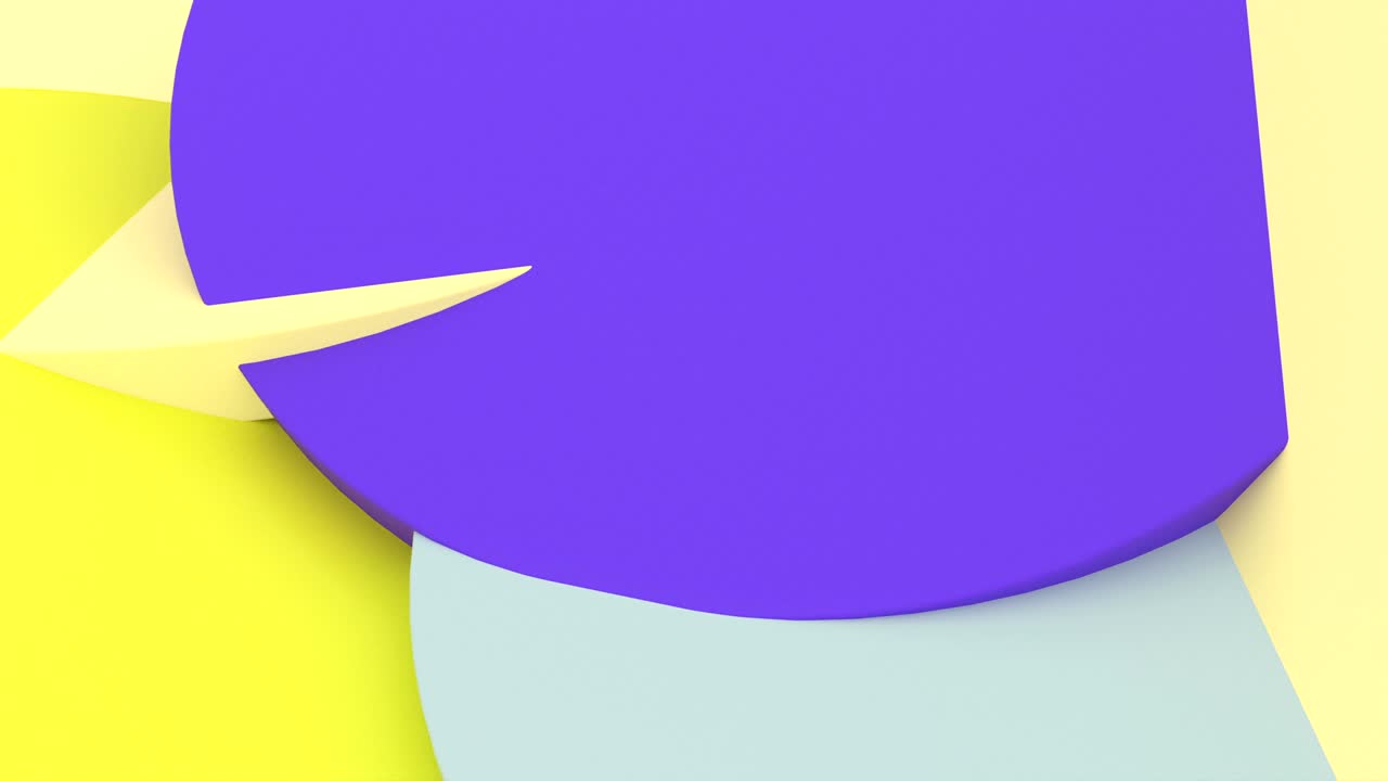 cilindros de color moderna ilustración azul 3d en fondo verde. fondo azul. animación cg. tecnología de negocios moderna. brillar luz colorida. esfera brillante. animación 3d en bucle. 4k