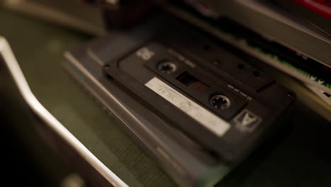 retro styled image of an old audio compact cassette