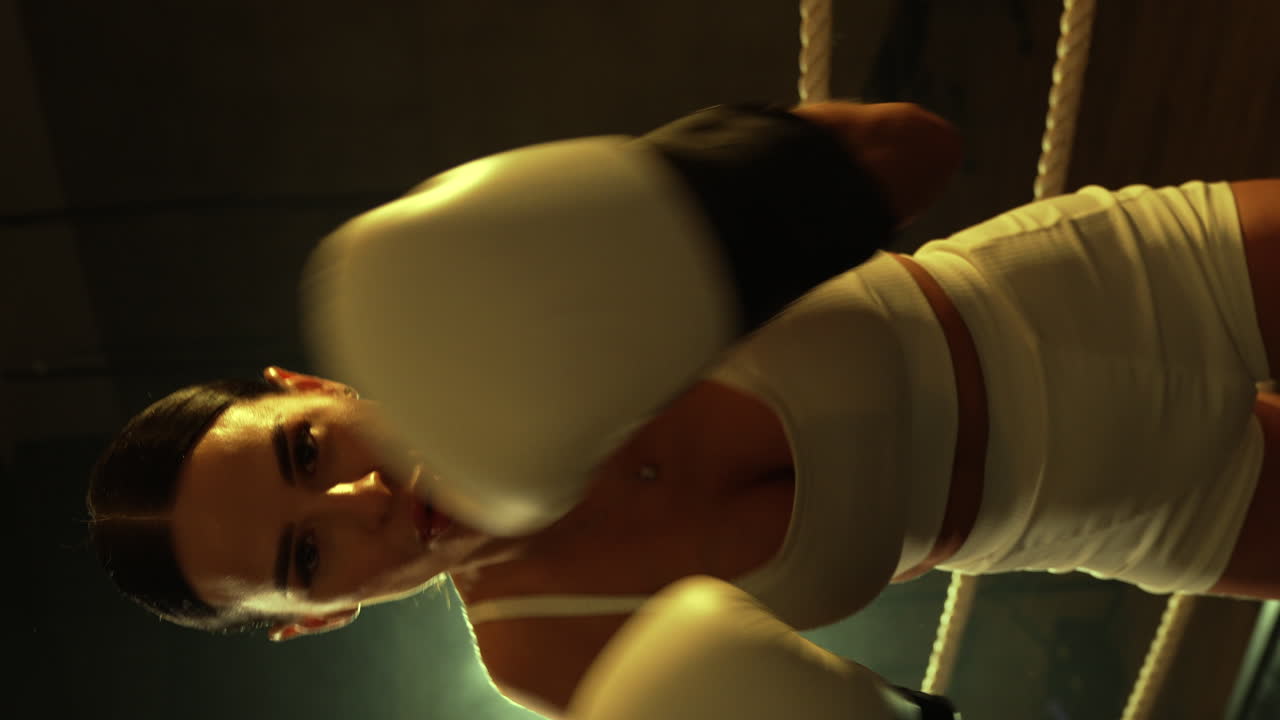 여자 권투 훈련