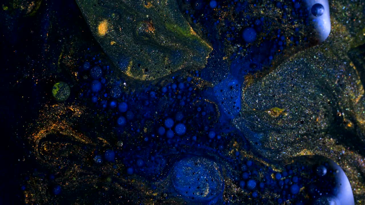 fondo de burbujas de aceite líquido abstracto