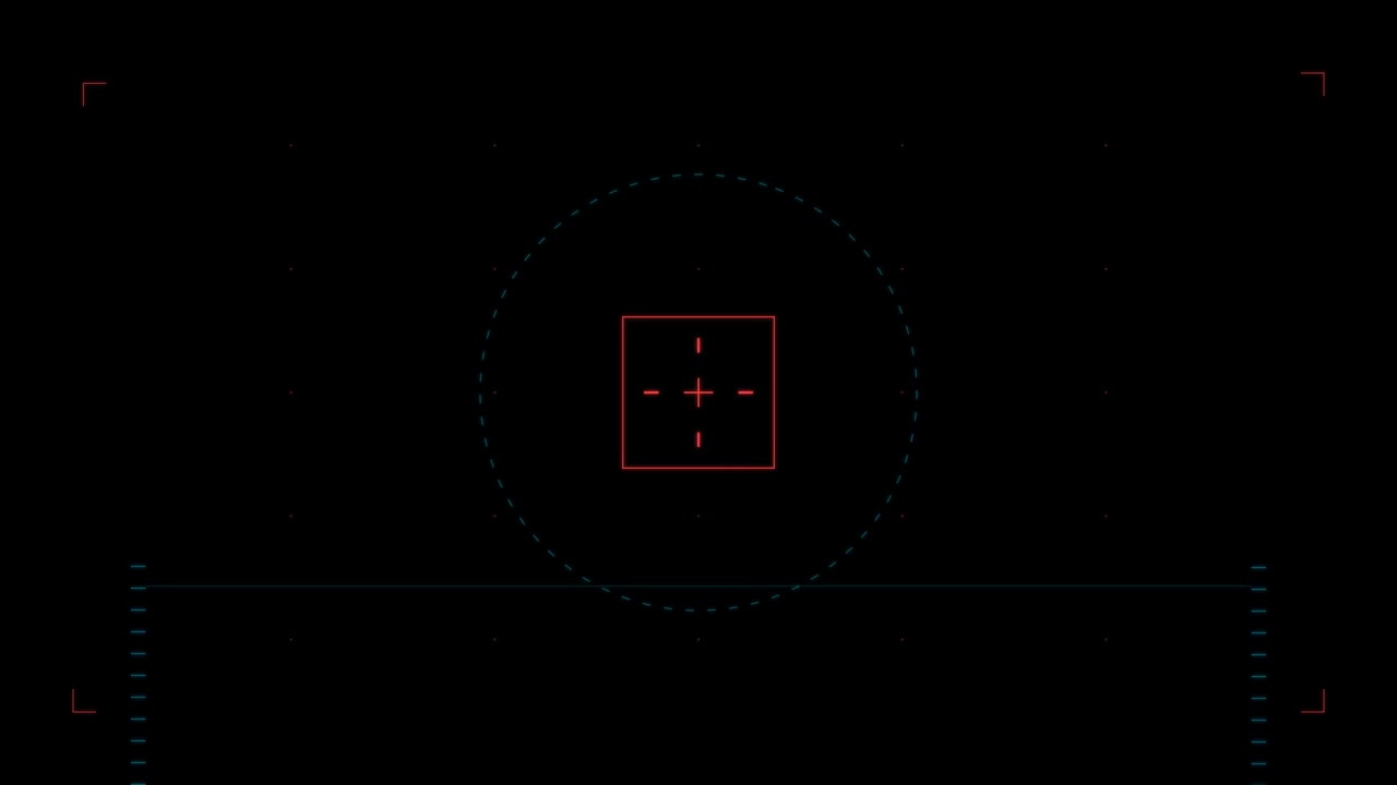 Digital Camera Viewfinder Overlay with Scanning Reticle