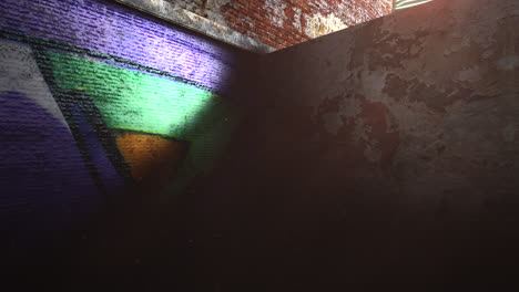 graffiti callejero en la pared del edificio en la ciudad