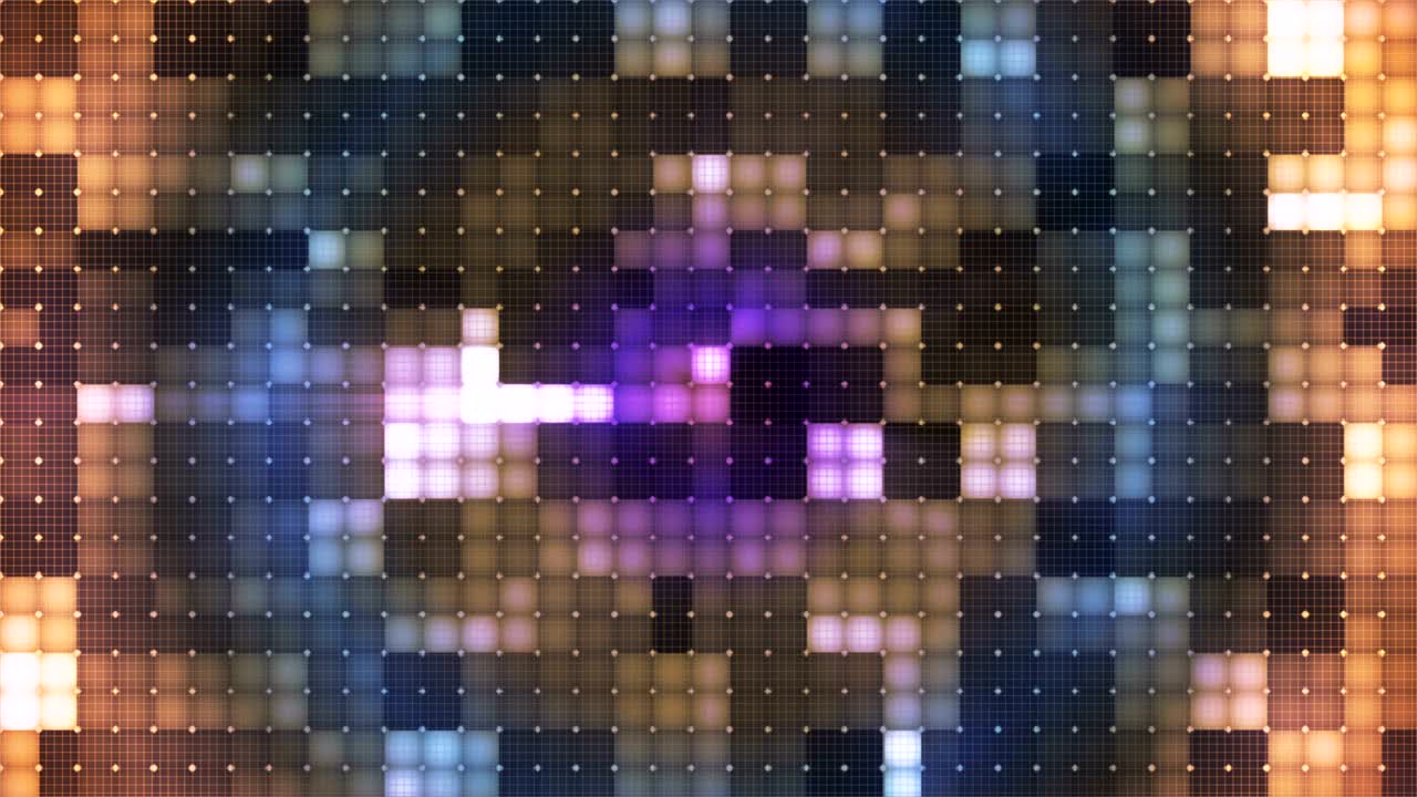 Twinkling Hi-Tech Cubic Diamond Light Patterns, Multi Color, Abstract