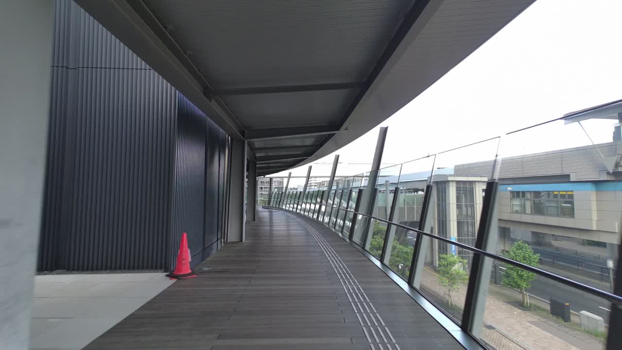 Tokyo Toyosu pedestrian deck 2022