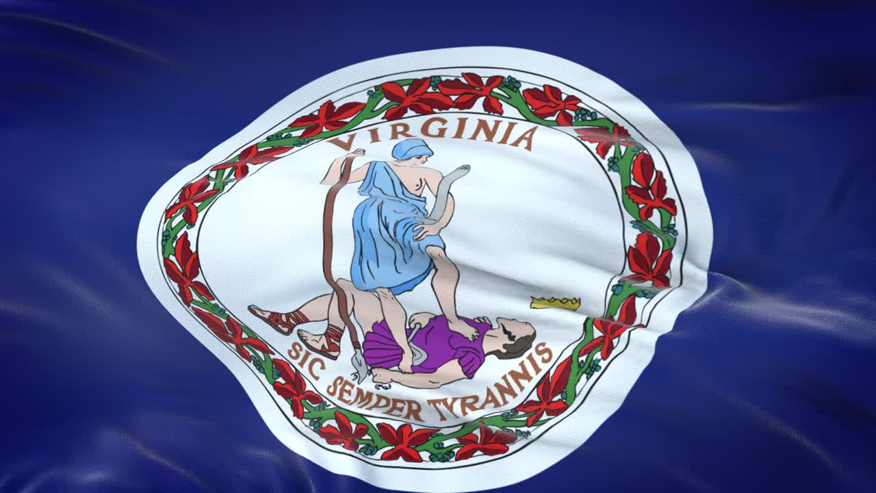 버지니아 (미국 주) 발이 바람에 흔들리고 매우 상세한 직물 질감으로.