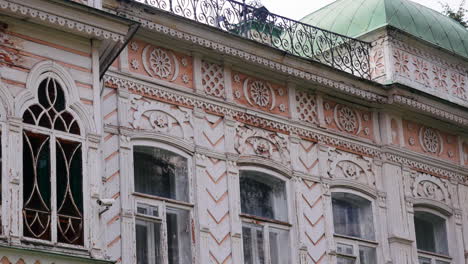 ornate facade of an old building