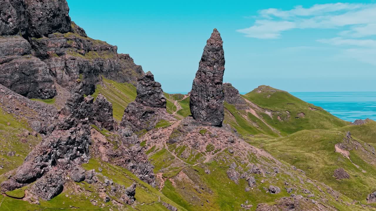 Scenic view of the Old Man of Storr, Isle of Skye, Scotland