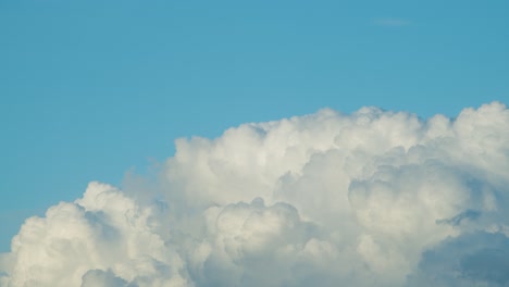 huge fluffy rain clouds cumulus stratocumulus growing time lapse