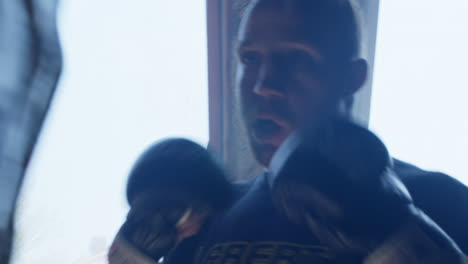 boxing training session