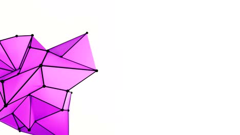 4k abstract collapsing polygons.