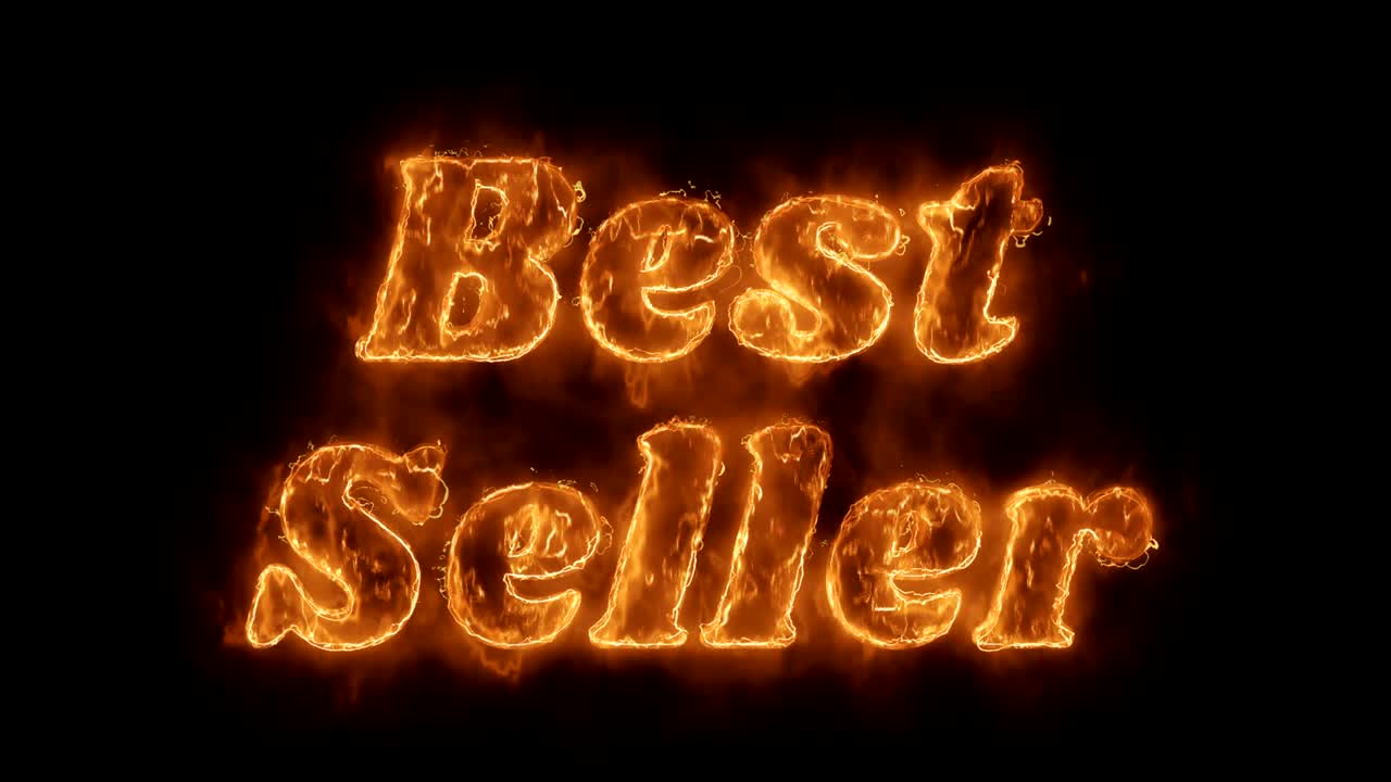 Best Seller Word Hot Animated Burning Realistic Fire Flame Loop.