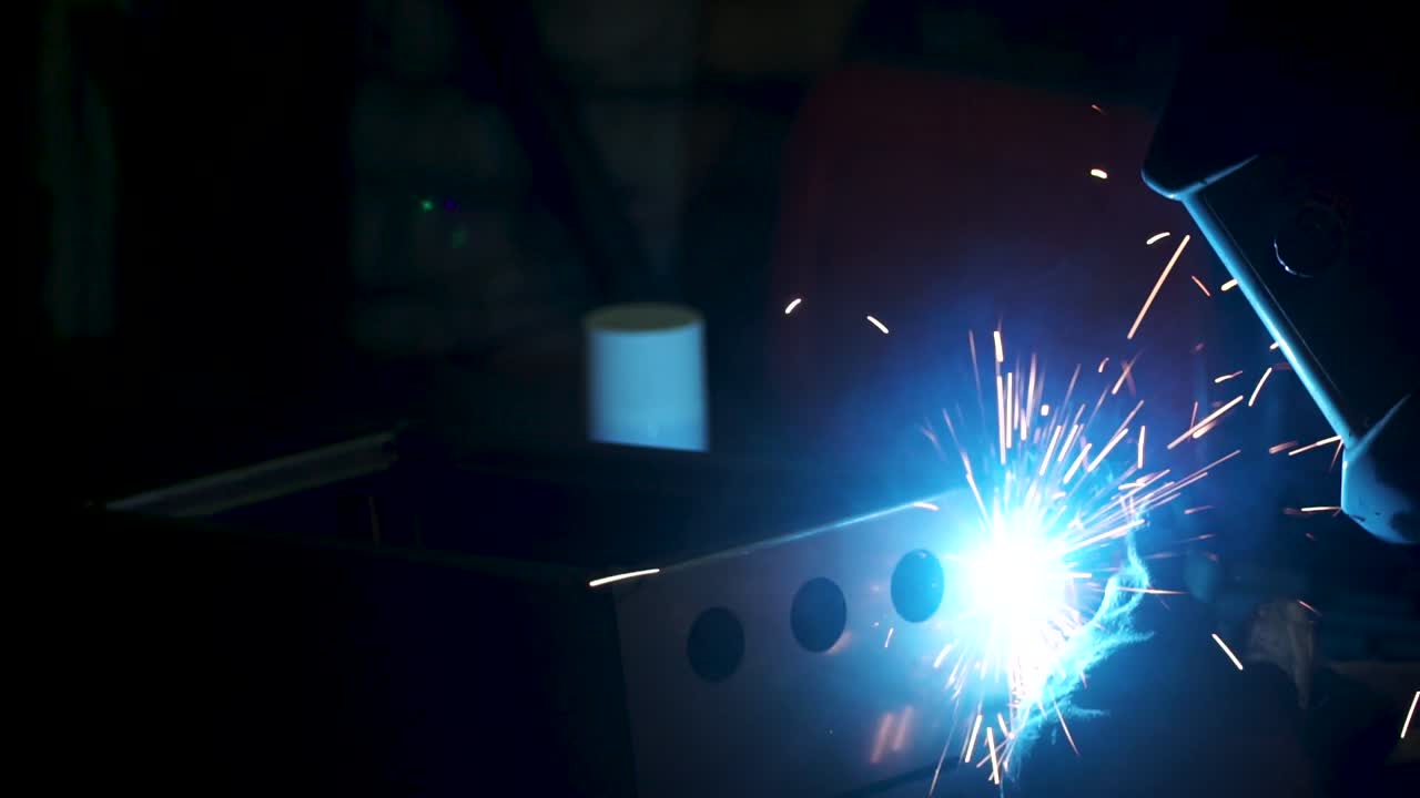 Welding Process in Industrial Setting