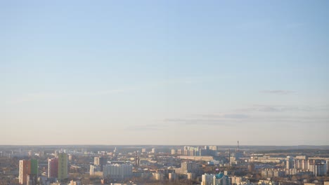 cityscape aerial view