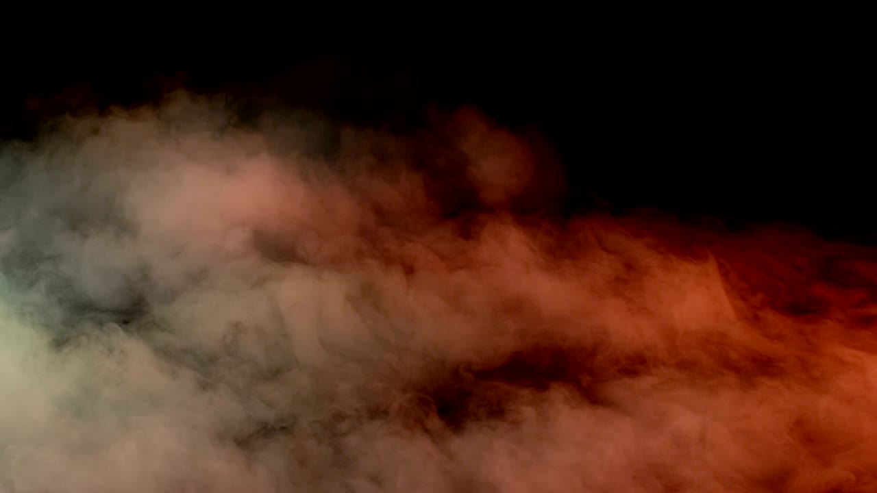 nubes de humo de hielo seco realista