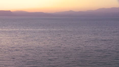 Abenddämmerung-über-Dem-See-Genezareth-In-Israel