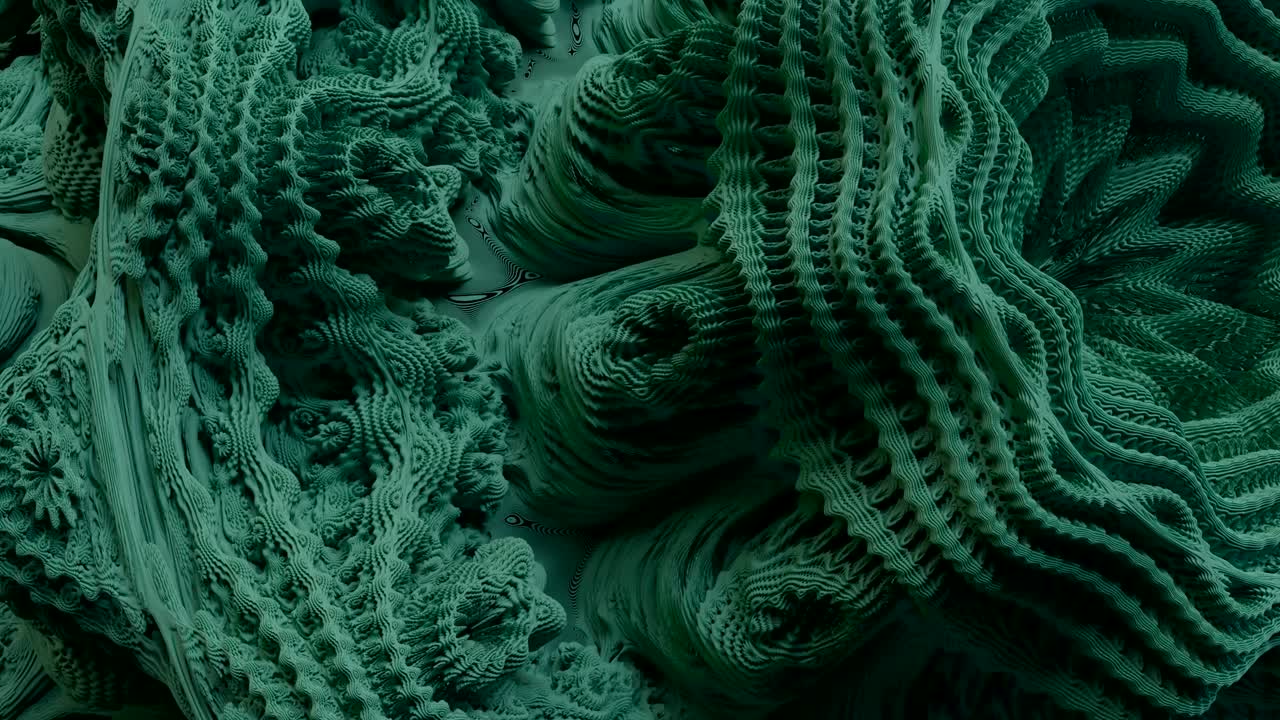 el patrón fractal de expansión abstracto de 4k.