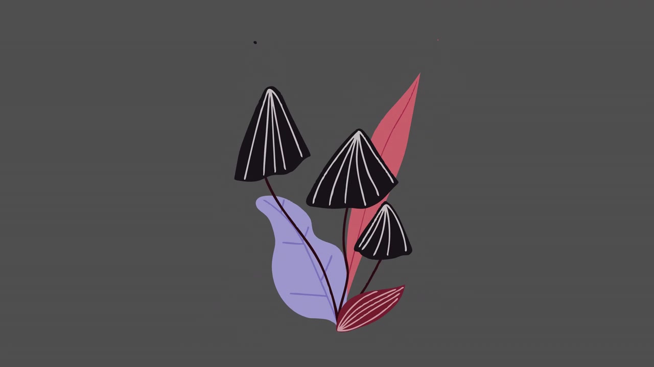 Cartoon Flowers Liquid Motion 26