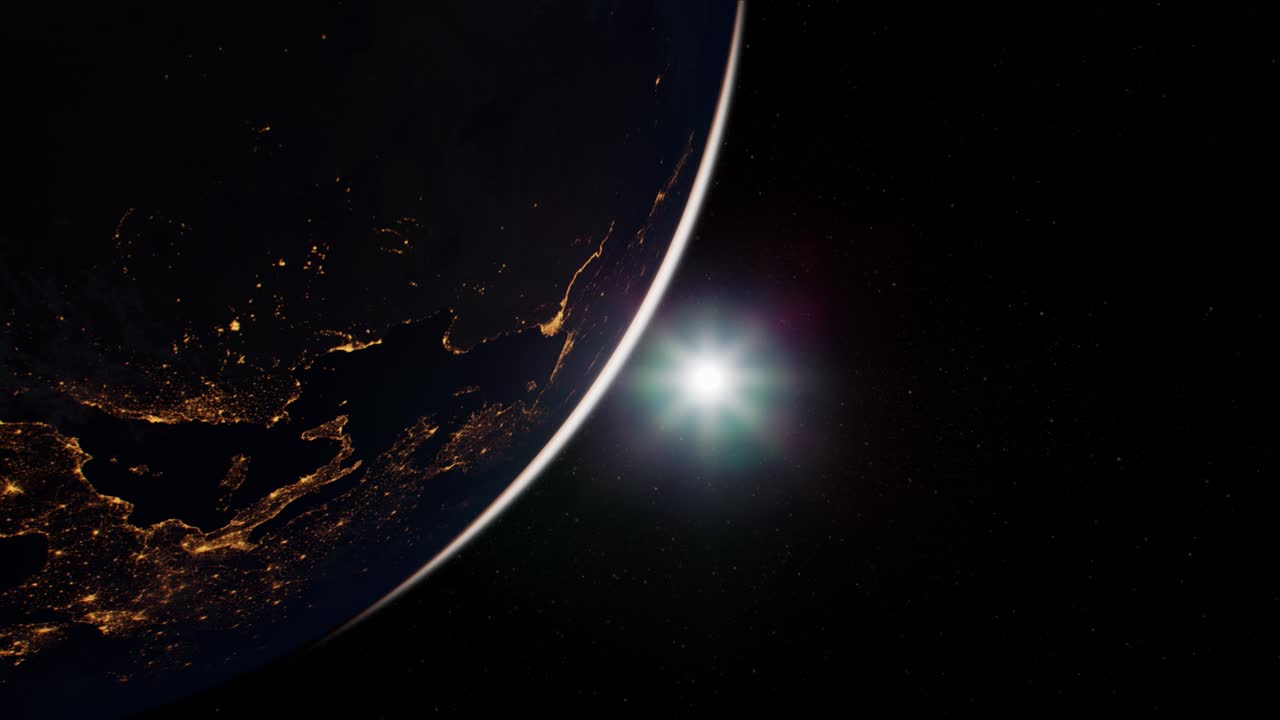 планета земного шара с космической орбиты