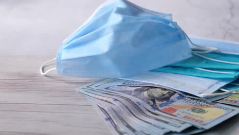 masks and money