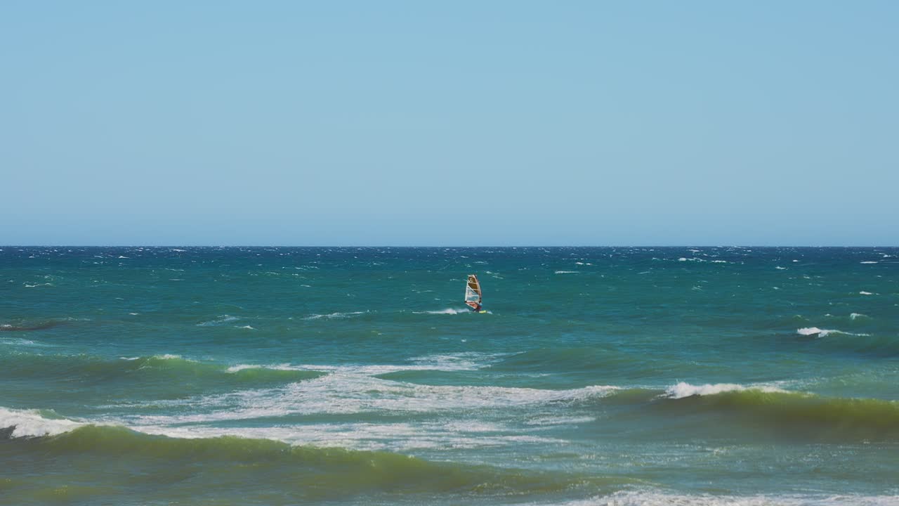 windsurf en cámara lenta