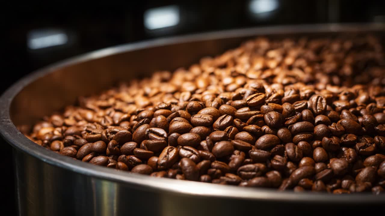 Chicchi di caffè tostati