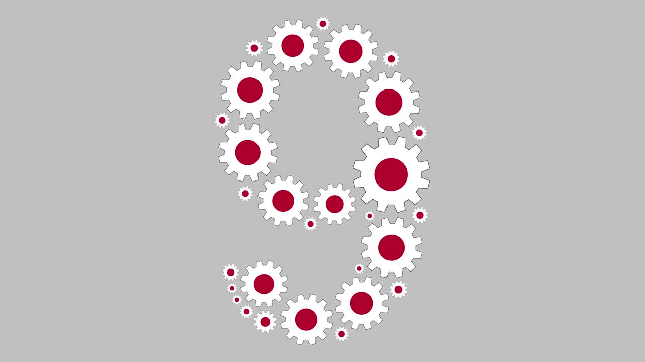 número nueve japonés