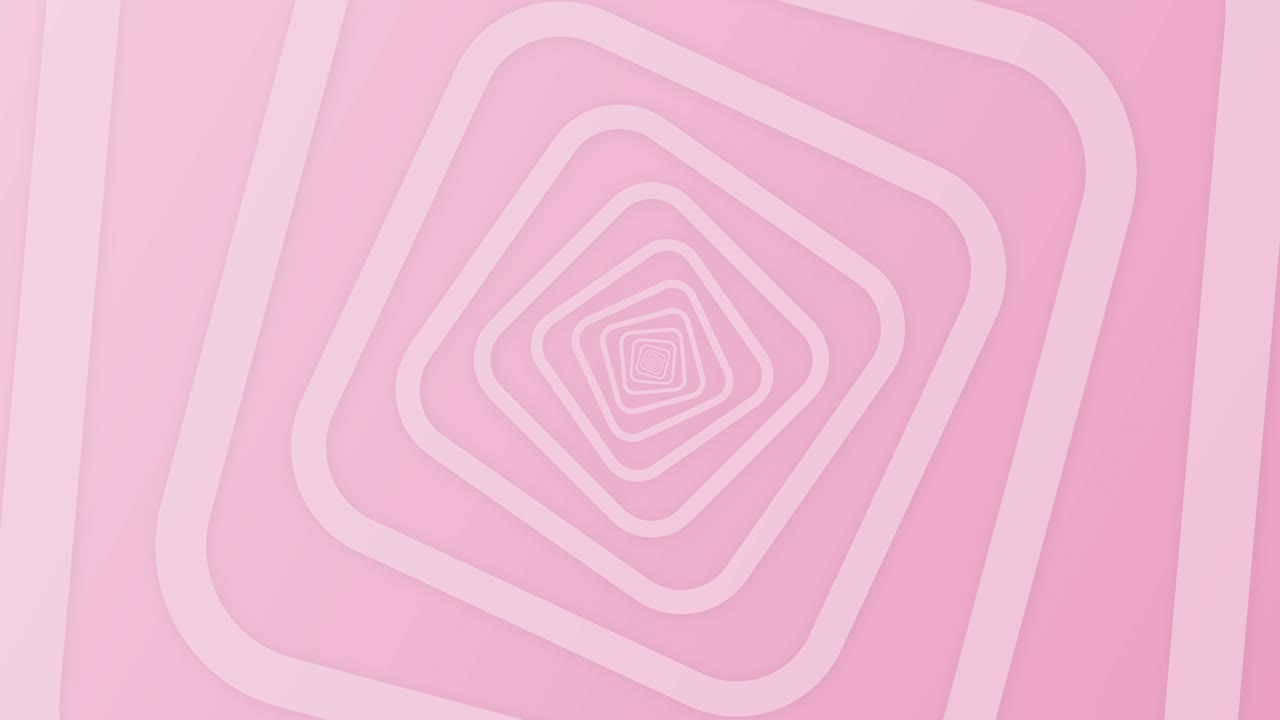 pink square tunnel background animation.4K Video motion graphic animation. can be used for explayner video.
