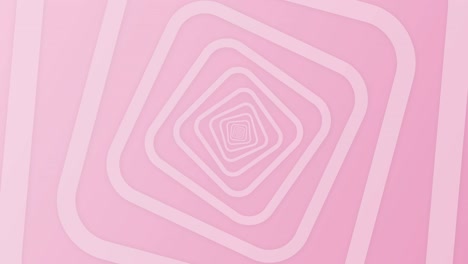 animación de fondo de túnel cuadrado rosa.4k video animación gráfica de movimiento. se puede usar para el video explicador.