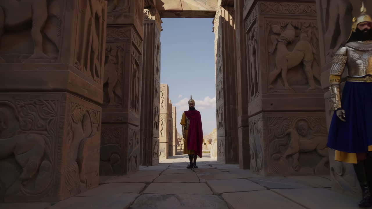 Ancient Ruins Guarding a Historical Site