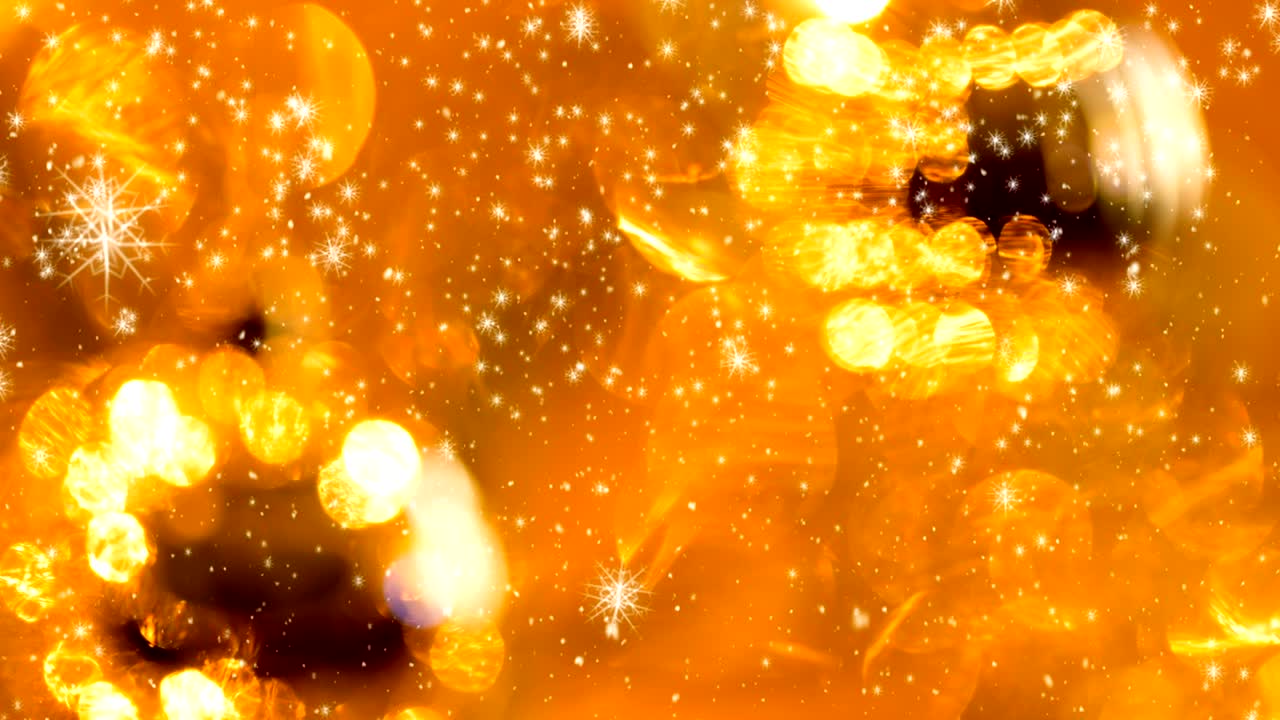 크리스마스 스모일리스 루프 배경과 스노우플레이크