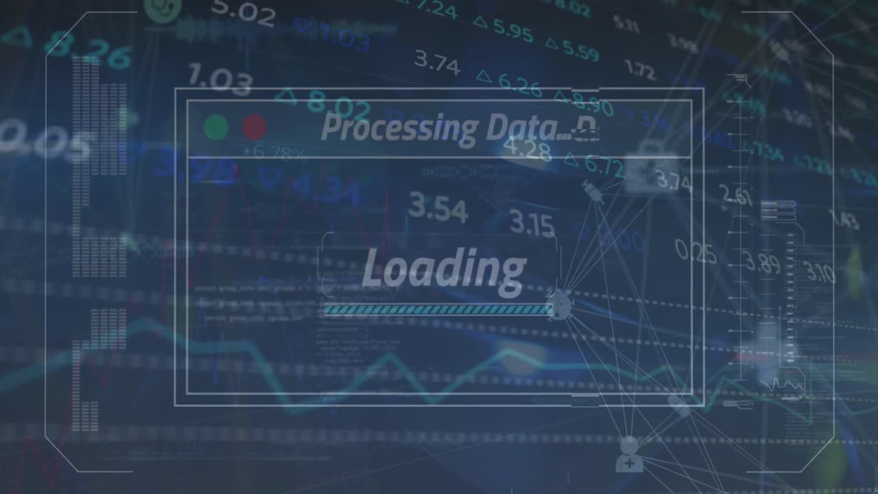 텍스트 및 금융 데이터 처리의 애니메이션