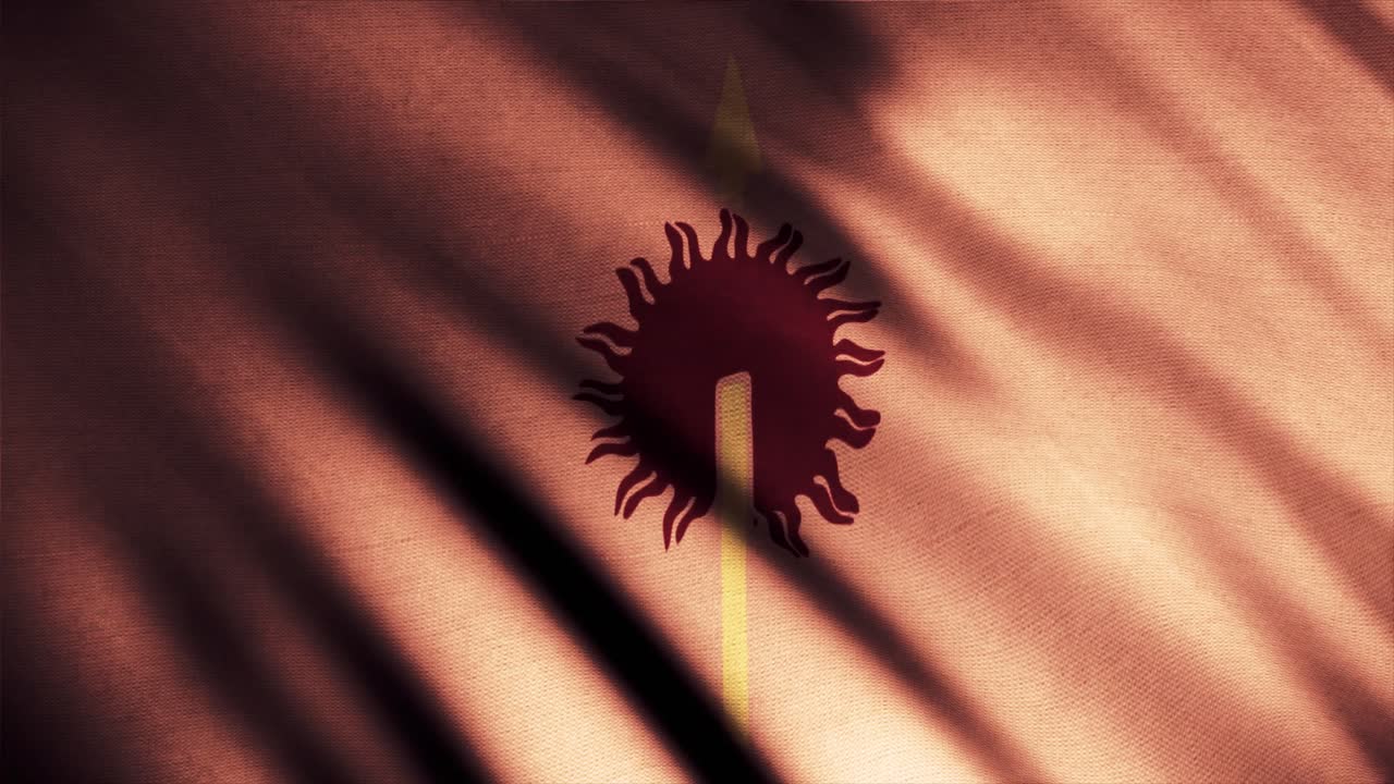 bandera de los incas, bandera histórica, sudamericana, agitando el