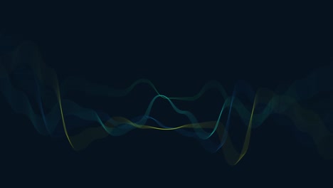 colorful circular music equalizer loop background