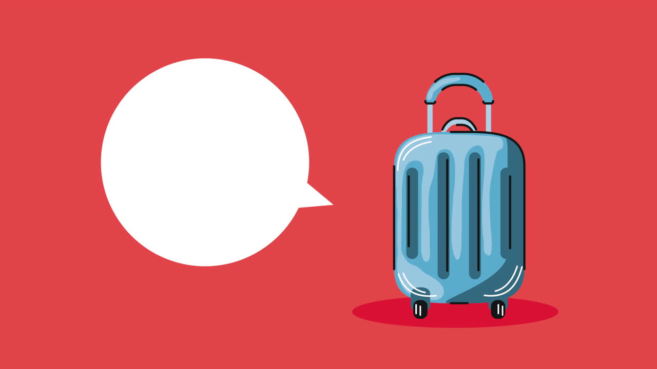 maleta de dibujos animados