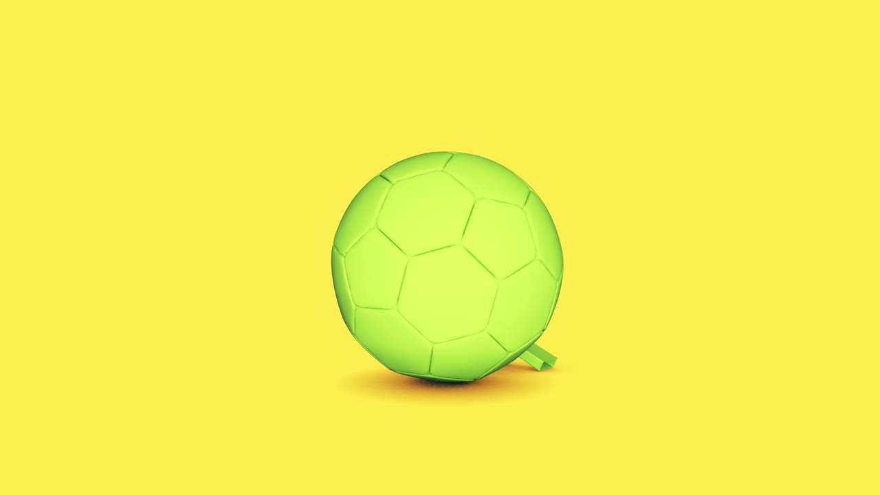 ホイッスルとサッカーボール 4K
