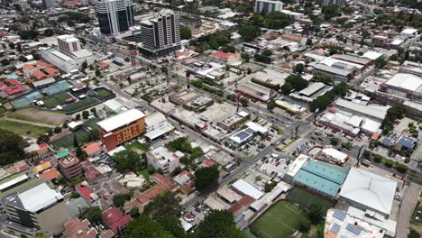 tegucigalpa honduras latin central ameria aerial drone flight