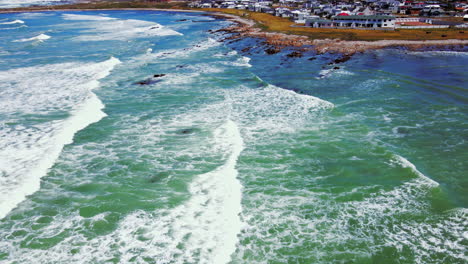 rugged coastline of cape agulhas at africa's most southern tip