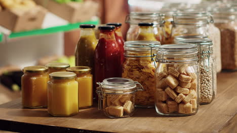 food items in biodegradable containers