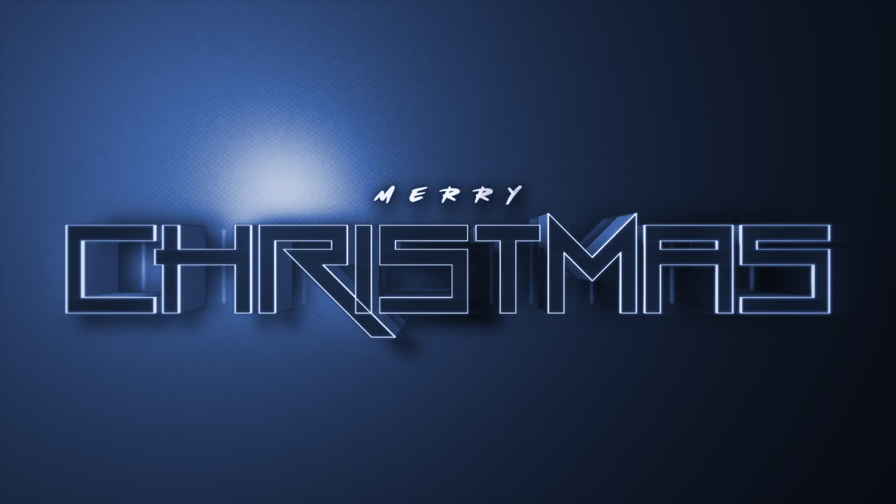 블루 그라디언트에 모노크롬 메리  ⁇ 스타스 텍스트