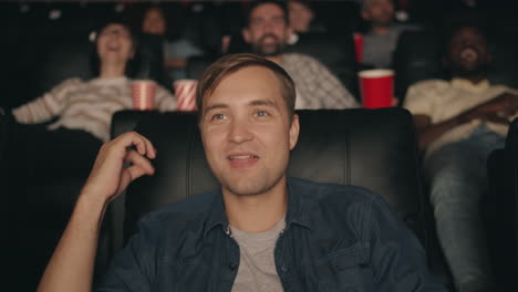 moviegoers enjoying a film