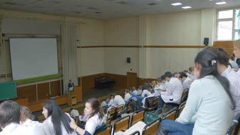 medical students on the lecture