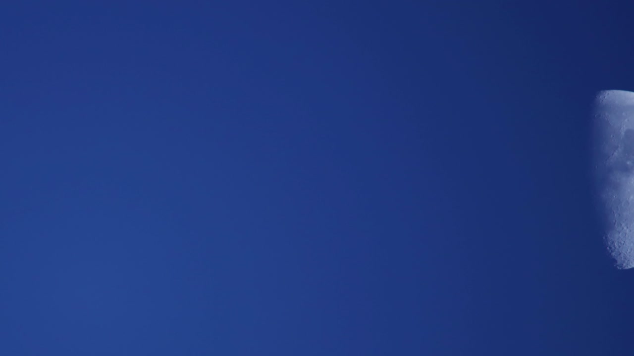 primer plano de media luna