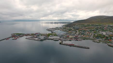 ciudad de hammerfest, finnmark, noruega