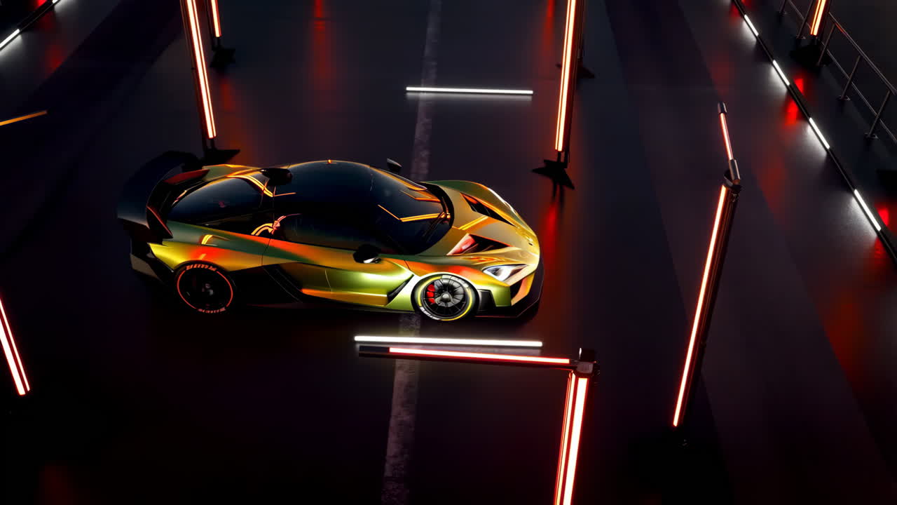 Futuristic Sports Car Design