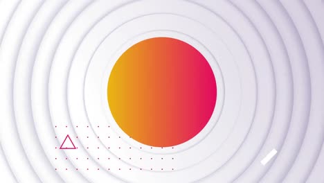 composición de rayas que giran en un bucle sin costura